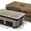 Japanse Konro Grill met Net en Basis - 41 x 24 x 17 cm | Tokyo Design Studio