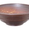 Japanse Minoyaki Rode Kom - Dieprood Glazuur - 24x8.5cm 1500ml | Tokyo Design Studio