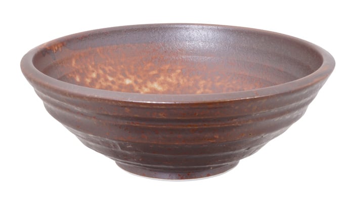 Japanse Minoyaki Rode Kom - Dieprood Glazuur - 24x8.5cm 1500ml | Tokyo Design Studio