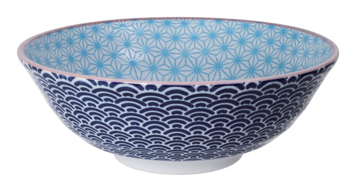 Japanse Noedelkom - Tokyo Design Studio - Star Wave - 1000ml - 21 x 7.8cm | Tokyo Design Studio