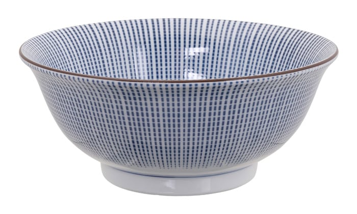 Japanse Porseleinen Kom - Sendan Tokusa - 1000ml - 18.5 x 7.8cm | Tokyo Design Studio