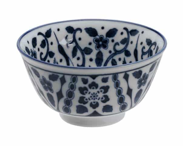 Japanse Porseleinen Kom - Tokyo Design Studio - Mai Tsuru - 400ml 18.8x6.5cm | Tokyo Design Studio