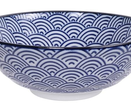 Japanse Ramen Kom - Tokyo Design Studio Nippon Blue - 1000ml 21 x 7.8cm | Tokyo Design Studio