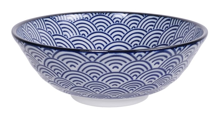 Japanse Ramen Kom - Tokyo Design Studio Nippon Blue - 1000ml 21 x 7.8cm | Tokyo Design Studio