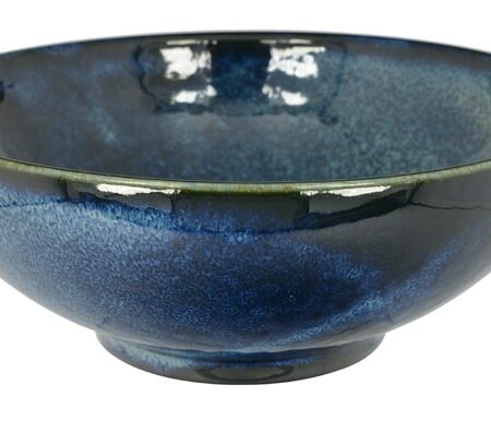 Japanse Ramenkom - Tokyo Design Studio - Cobalt Blue Serie - 1200ml - 21.4 x 8.2cm | Tokyo Design Studio