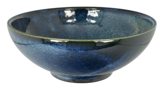 Japanse Ramenkom - Tokyo Design Studio - Cobalt Blue Serie - 1200ml - 21.4 x 8.2cm | Tokyo Design Studio