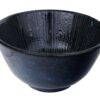 Japanse Rijstkom - Tokyo Design Studio - Sky - Blauw/Zwart - 350ml - 12 x 6.4cm | Tokyo Design Studio