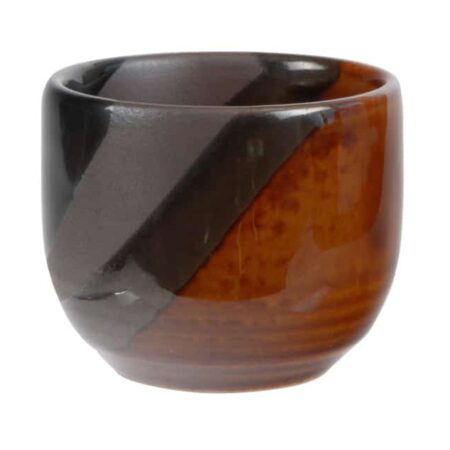 Japanse Sake Kop - Bruine Tinten - 50ml - 4.8 x 4.5cm | Tokyo Design Studio