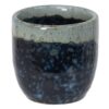 Japanse Sakekop - Wit/Blauw - Keramiek - 4.5 x 4.5cm