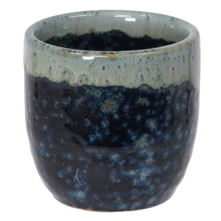 Japanse Sakekop - Wit/Blauw - Keramiek - 4.5 x 4.5cm | Tokyo Design Studio
