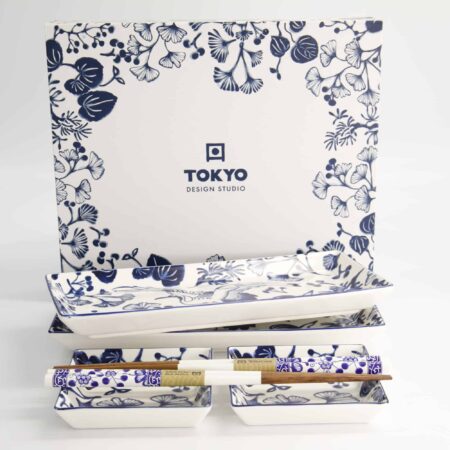 Japanse Sushi Borden Set - Tokyo Design Studio Flora Japonica - 4-delig | Tokyo Design Studio