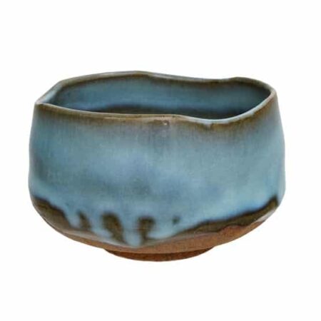 Japanse Thee Kom - Blauwe Kom voor Matcha - 500ml - 11.5 x 7.5cm | Tokyo Design Studio