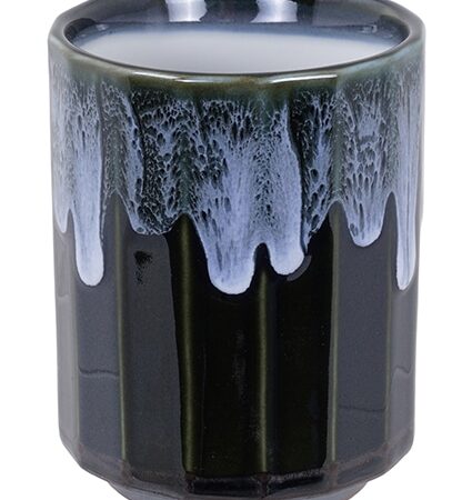 Japanse Theekop - Tokyo Design Studio - Zwart/Blauw - 7.8 x 10.2 cm | Tokyo Design Studio