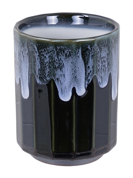Japanse Theekop - Tokyo Design Studio - Zwart/Blauw - 7.8 x 10.2 cm | Tokyo Design Studio
