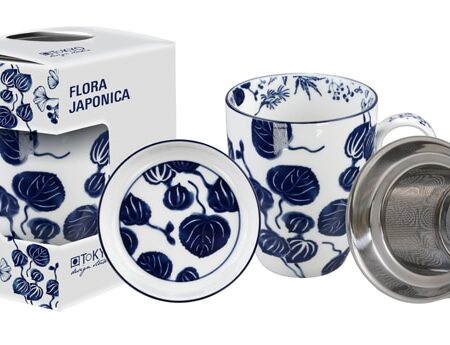 Japanse Theemok met Zeef - Tokyo Design Studio - Flora Japonica - 380ml - 8