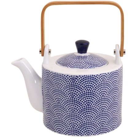 Japanse Theepot - Tokyo Design Studio - Nippon Blue - 800ml - 12 x 13cm | Tokyo Design Studio