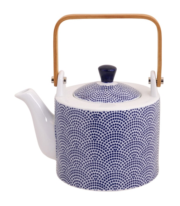 Japanse Theepot - Tokyo Design Studio - Nippon Blue - 800ml - 12 x 13cm | Tokyo Design Studio