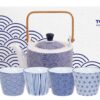 Japanse Theeset Nippon Blue - Tokyo Design Studio - 0.8lt - 12x13cm | Tokyo Design Studio
