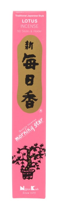 Japanse Wierook Set Lotus Morningstar - 50 Stokjes | Geen Merk