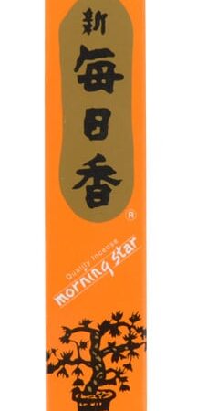 Japanse Wierook Set - Morningstar Amber - Nippon Kodo - 50 Stokjes | Geen Merk