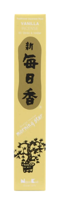 Japanse Wierook Set - Vanile Morningstar - 50 Stokjes | Geen Merk