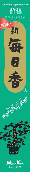Japanse Wierookstokjes - Sage Wierook Morningstar - Set van 50 | Geen Merk