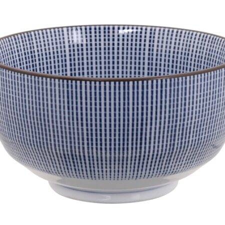 Japanse blauw-witte kom - Sendan Tokusa - 500ml - 12.8 x 6.8cm | Tokyo Design Studio