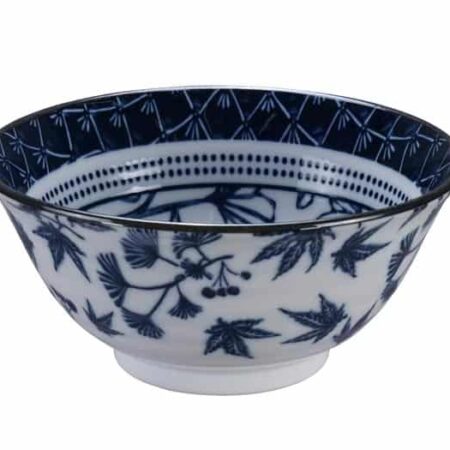 Japanse keramieken kom - Tokyo Design Studio - Flora Japonica - 500ml 14.8cm | Tokyo Design Studio