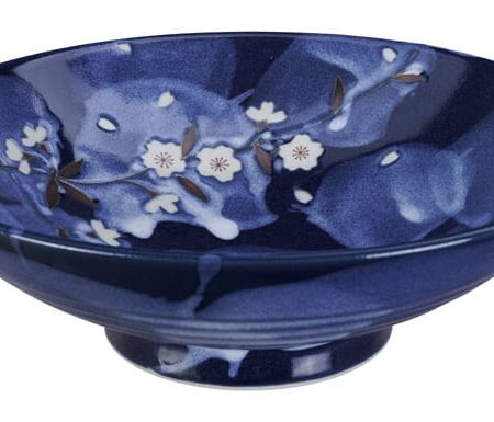 Japanse keramische kom - Blue Sakura - Tokyo Design Studio - 1400ml - 24x8cm | Tokyo Design Studio