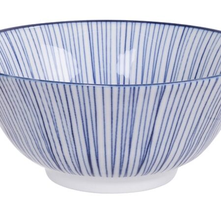 Japanse keramische kom - Nippon Blue - Tokyo Design Studio - 500ml - 15.2 x 6.7cm | Tokyo Design Studio