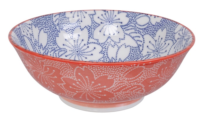 Japanse keramische kom - Tokyo Design Studio - Sakura - 1000ml - 19.7 x 7cm | Tokyo Design Studio