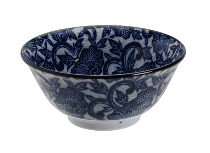 Japanse mengkom - Botan Blue - Tokyo Design Studio - 550ml - 14.8x6.8cm | Tokyo Design Studio