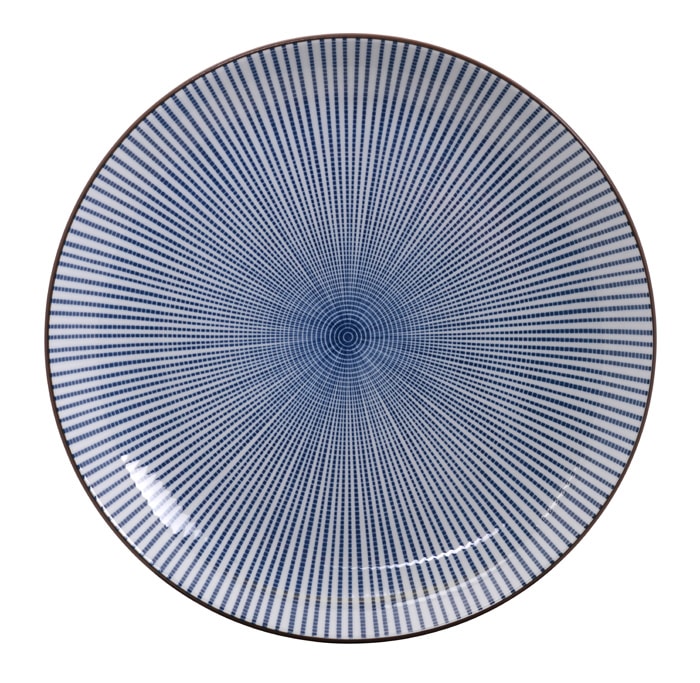 Japanse porseleinen bord - Sendan Tokusa - 15.5 x 2.5 cm | Tokyo Design Studio