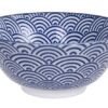 Japanse porseleinen kom - Nippon Blue - Tokyo Design Studio - 500ml - 15.2 x 6.7cm | Tokyo Design Studio