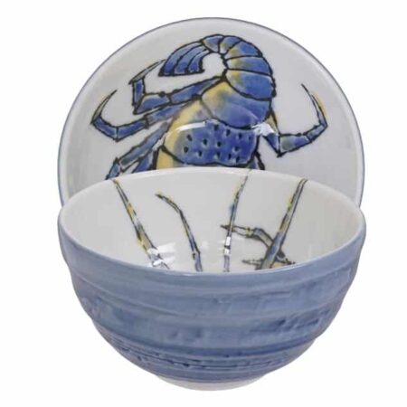 Japanse porseleinen kom - Tokyo Design Studio - Seafood - 500ml - 13.2 x 6.8cm | Tokyo Design Studio