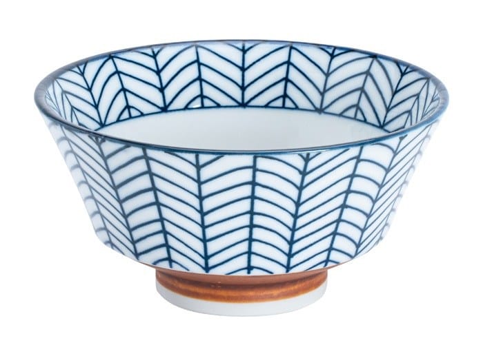 Japanse porseleinen rijstkom - Sori Bowl Yabane - Tokyo Design Studio - 12.8x6.5 cm | Tokyo Design Studio