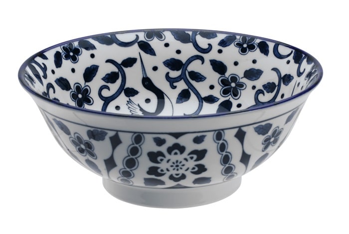 Japanse saladeschaal - Tokyo Design Studio - Mai Tsuru - 21x8.5 cm | Tokyo Design Studio