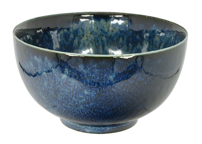 Japanse steengoed kom - Tokyo Design Studio - Cobalt Blue - 475ml - 13.2 x 7.4cm | Tokyo Design Studio