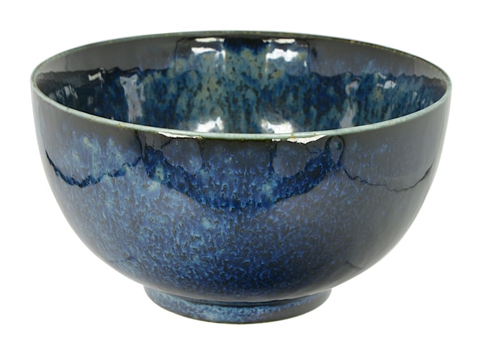 Japanse steengoed kom - Tokyo Design Studio - Cobalt Blue Serie - 800ml - 16 x 8.4cm | Tokyo Design Studio