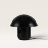 Javera - Mushroom lamp 25 cm - Dressoir lamp - Zwart metaal - E14 fitting - Met aan/uit-schakelaar | LUSENZ