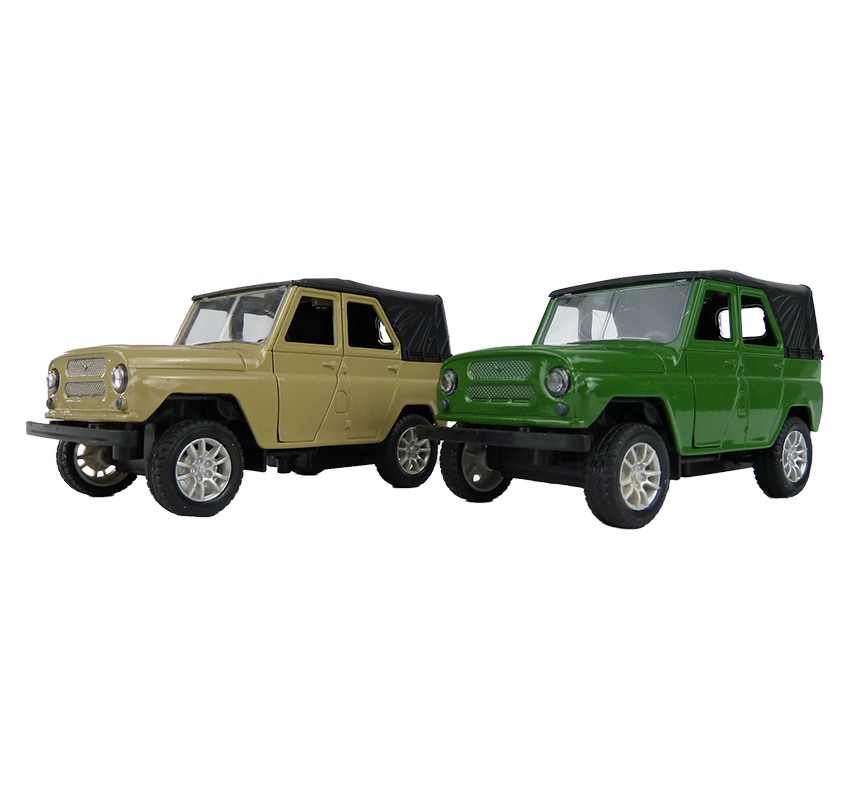 Jeep groen of beige frictie 1:32 z.licht | ARO