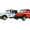 Jeep rood of wit frictie 1:32 z. licht | ARO