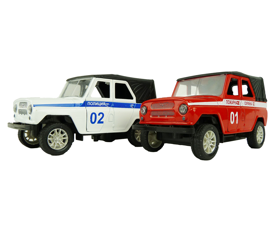 Jeep rood of wit frictie 1:32 z. licht | ARO
