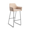 Jesper Home Barkruk Hofu Slide Black - Wild Walnut (zithoogte 75cm) | Jesper Home