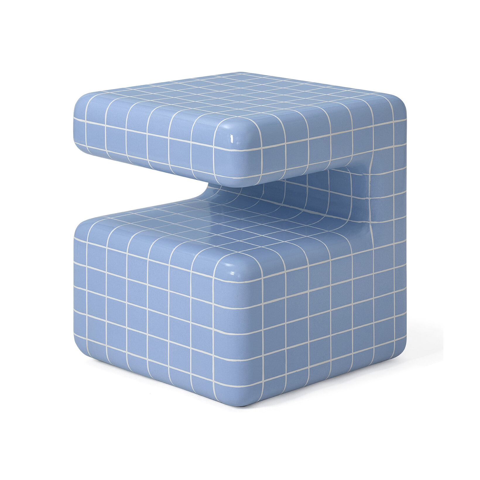 Jesper Home Bijzettafel Takamu 45 x 45cm - Cashmere Grid - Vierkant | Jesper Home
