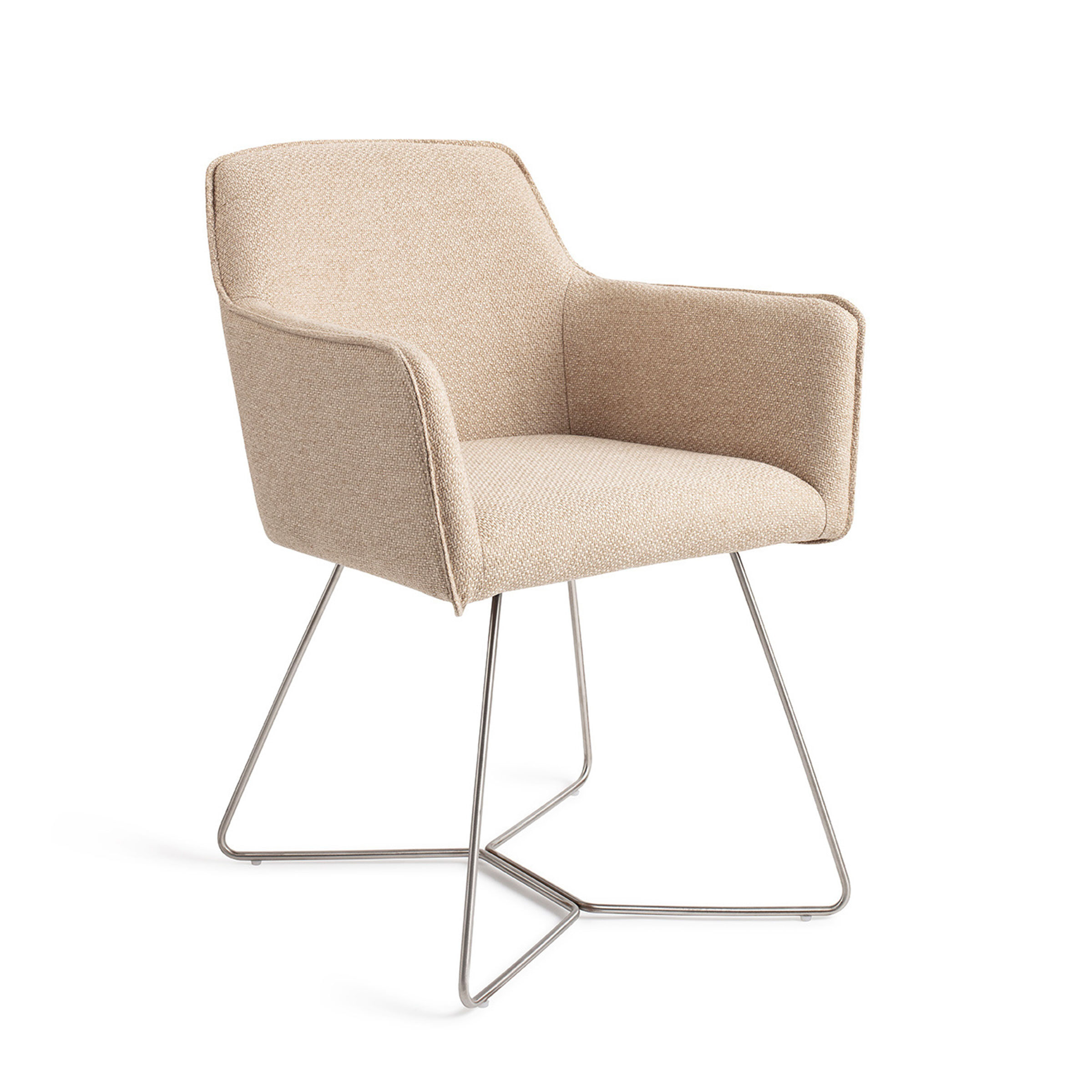 Jesper Home Eetkamerstoel Hofu Beehive Steel - Wild Walnut | Jesper Home