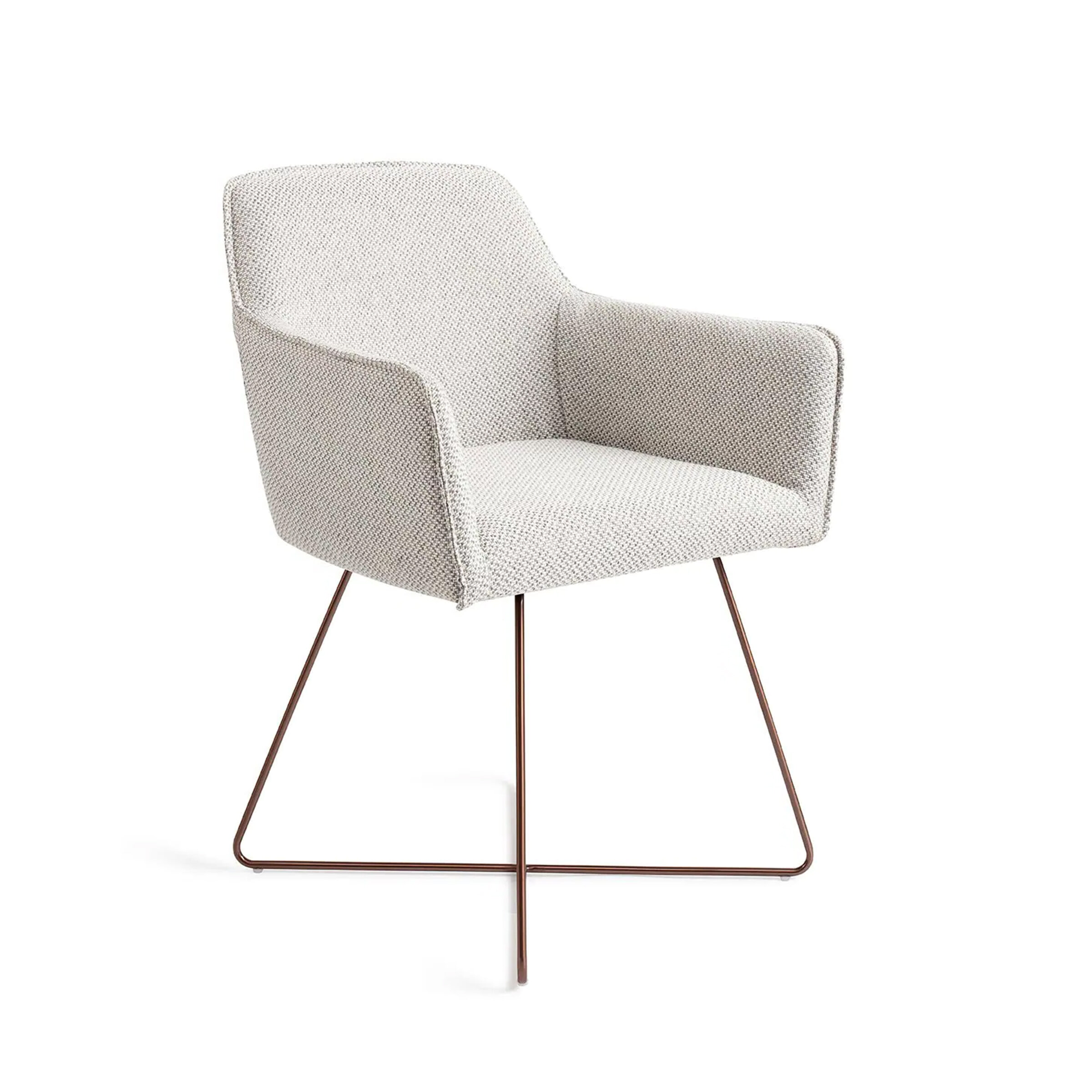Jesper Home Eetkamerstoel Hofu Cross Rose Gold - Checkers Charm | Jesper Home