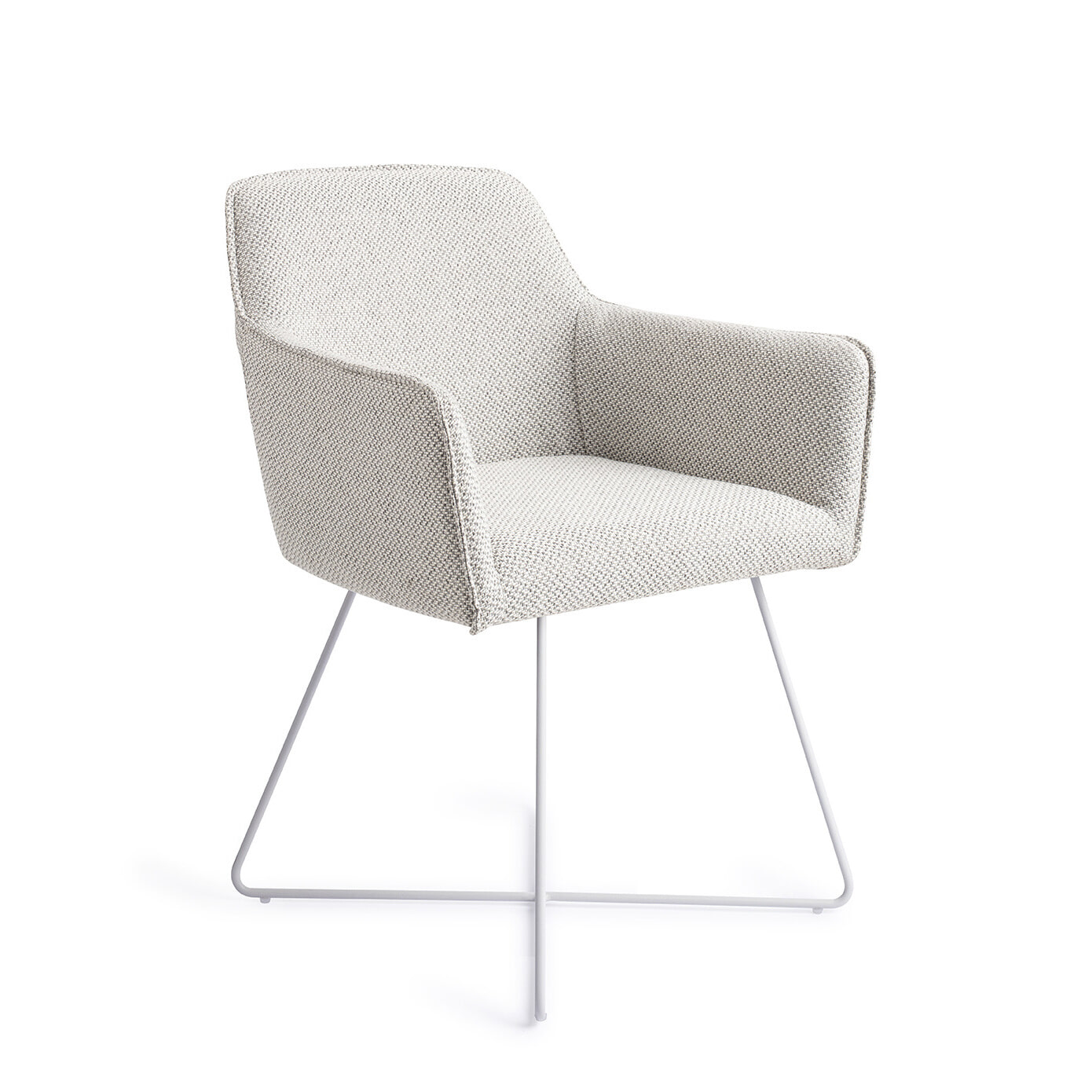 Jesper Home Eetkamerstoel Hofu Cross White - Checkers Charm | Jesper Home