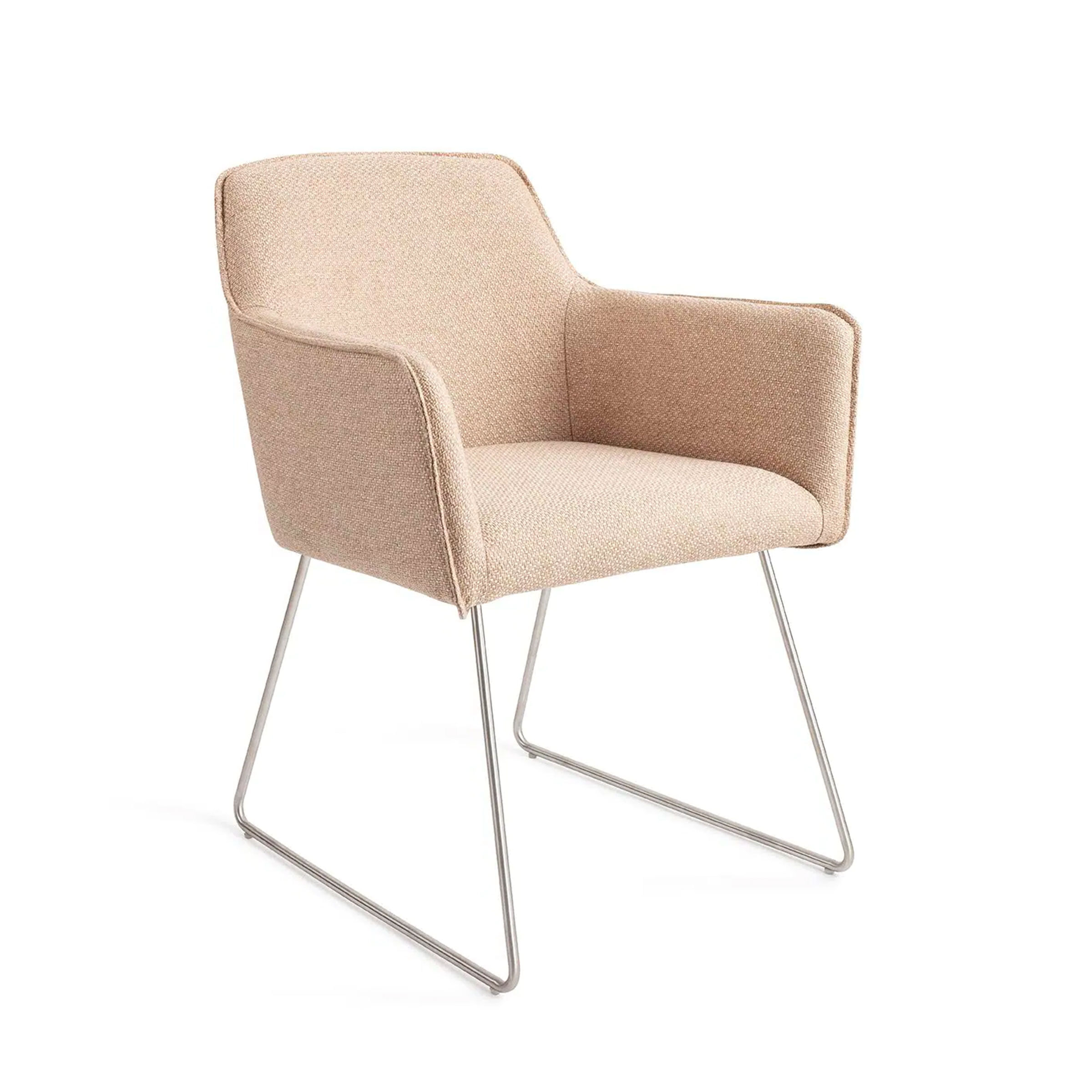 Jesper Home Eetkamerstoel Hofu Slide Steel - Wild Walnut | Jesper Home