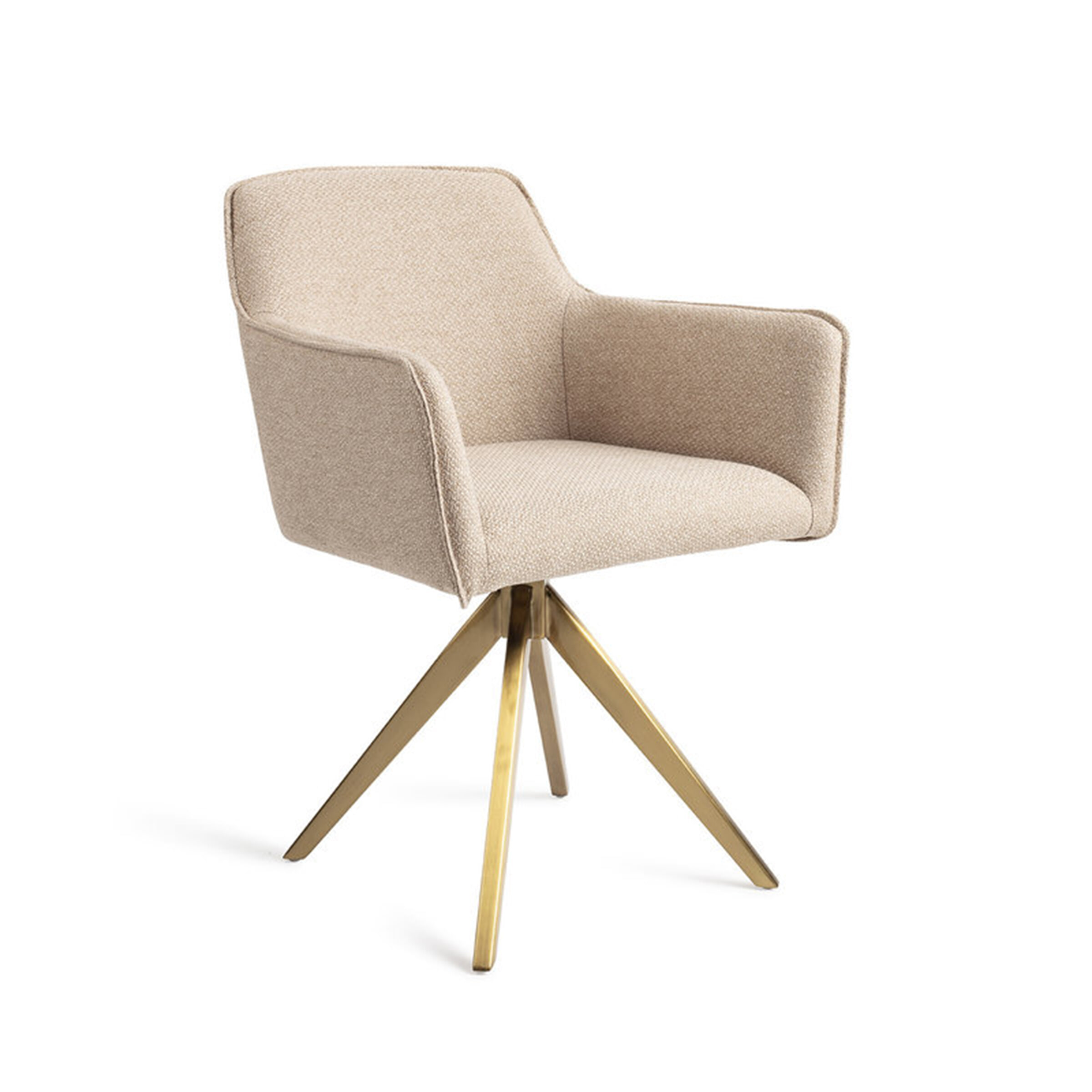 Jesper Home Eetkamerstoel Hofu Turn Gold - Wild Walnut | Jesper Home